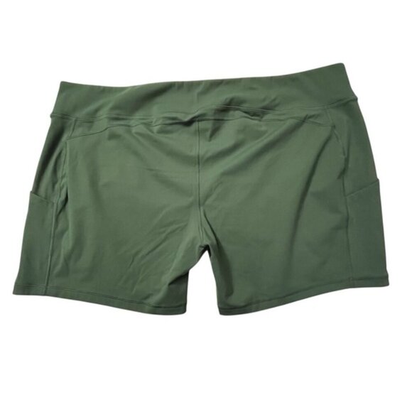 NWT Alder Apparel Performance Bike Shorts Green 6X (32/34) - Picture 2 of 8